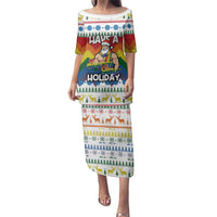 Have A Super Gay Holiday Christmas Family Matching Puletasi and Hawaiian Shirt Xmas Holiday Patterns - Wonder Print Shop