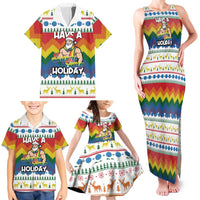 Have A Super Gay Holiday Christmas Family Matching Tank Maxi Dress and Hawaiian Shirt Xmas Holiday Patterns - Wonder Print Shop