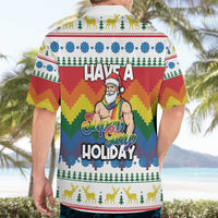 Have A Super Gay Holiday Christmas Hawaiian Shirt Xmas Holiday Patterns - Wonder Print Shop