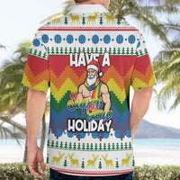 Have A Super Gay Holiday Christmas Hawaiian Shirt Xmas Holiday Patterns - Wonder Print Shop