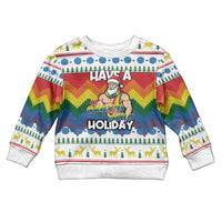 Have A Super Gay Holiday Christmas Kid Ugly Christmas Sweater Xmas Holiday Patterns - Wonder Print Shop