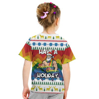Have A Super Gay Holiday Christmas Kid T Shirt Xmas Holiday Patterns - Wonder Print Shop