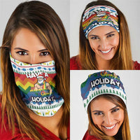 Have A Super Gay Holiday Christmas Neck Gaiter Xmas Holiday Patterns - Wonder Print Shop
