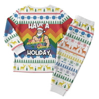 Have A Super Gay Holiday Christmas Pajama Set Xmas Holiday Patterns - Wonder Print Shop