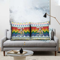 Have A Super Gay Holiday Christmas Pillow Cover Xmas Holiday Patterns - Wonder Print Shop