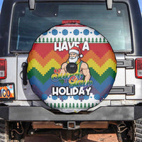 Have A Super Gay Holiday Christmas Spare Tire Cover Xmas Holiday Patterns - Wonder Print Shop