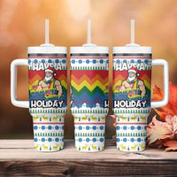 Have A Super Gay Holiday Christmas Tumbler With Handle Xmas Holiday Patterns - Wonder Print Shop