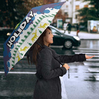 Have A Super Gay Holiday Christmas Umbrella Xmas Holiday Patterns - Wonder Print Shop