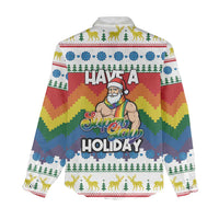 Have A Super Gay Holiday Christmas Women Casual Shirt Xmas Holiday Patterns - Wonder Print Shop