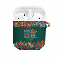 Home Sweet Home Minnesota Flower Xmas Christmas AirPods Case Xmas Holiday Patterns - Wonder Print Shop