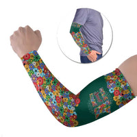Home Sweet Home Minnesota Flower Xmas Christmas Arm Sleeves Xmas Holiday Patterns - Wonder Print Shop