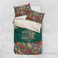 Home Sweet Home Minnesota Flower Xmas Christmas Bedding Set Xmas Holiday Patterns - Wonder Print Shop