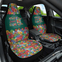 Home Sweet Home Minnesota Flower Xmas Christmas Car Seat Cover Xmas Holiday Patterns - Wonder Print Shop