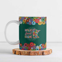 Home Sweet Home Minnesota Flower Xmas Christmas Ceramic Mug Xmas Holiday Patterns - Wonder Print Shop