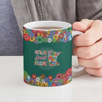 Home Sweet Home Minnesota Flower Xmas Christmas Ceramic Mug Xmas Holiday Patterns - Wonder Print Shop