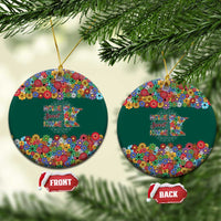 Home Sweet Home Minnesota Flower Xmas Christmas Ceramic Ornament Xmas Holiday Patterns - Wonder Print Shop