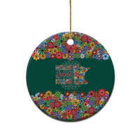 Home Sweet Home Minnesota Flower Xmas Christmas Ceramic Ornament Xmas Holiday Patterns - Wonder Print Shop