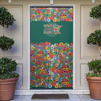 Home Sweet Home Minnesota Flower Xmas Christmas Door Cover Xmas Holiday Patterns - Wonder Print Shop
