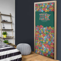 Home Sweet Home Minnesota Flower Xmas Christmas Door Cover Xmas Holiday Patterns - Wonder Print Shop