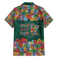 Home Sweet Home Minnesota Flower Xmas Christmas Family Matching Summer Maxi Dress and Hawaiian Shirt Xmas Holiday Patterns - Wonder Print Shop