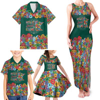 Home Sweet Home Minnesota Flower Xmas Christmas Family Matching Tank Maxi Dress and Hawaiian Shirt Xmas Holiday Patterns - Wonder Print Shop