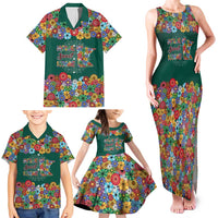 Home Sweet Home Minnesota Flower Xmas Christmas Family Matching Tank Maxi Dress and Hawaiian Shirt Xmas Holiday Patterns - Wonder Print Shop