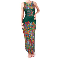 Home Sweet Home Minnesota Flower Xmas Christmas Family Matching Tank Maxi Dress and Hawaiian Shirt Xmas Holiday Patterns - Wonder Print Shop