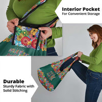 Home Sweet Home Minnesota Flower Xmas Christmas Grocery Bag Xmas Holiday Patterns - Wonder Print Shop