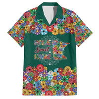 Home Sweet Home Minnesota Flower Xmas Christmas Hawaiian Shirt Xmas Holiday Patterns - Wonder Print Shop