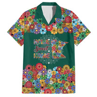 Home Sweet Home Minnesota Flower Xmas Christmas Hawaiian Shirt Xmas Holiday Patterns - Wonder Print Shop