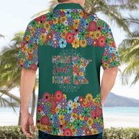 Home Sweet Home Minnesota Flower Xmas Christmas Hawaiian Shirt Xmas Holiday Patterns - Wonder Print Shop