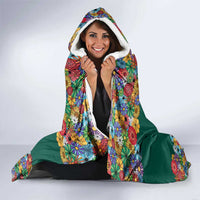 Home Sweet Home Minnesota Flower Xmas Christmas Hooded Blanket Xmas Holiday Patterns - Wonder Print Shop