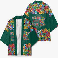 Home Sweet Home Minnesota Flower Xmas Christmas Kimono Xmas Holiday Patterns - Wonder Print Shop