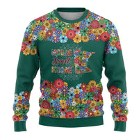 Home Sweet Home Minnesota Flower Xmas Christmas Ugly Christmas Sweater Xmas Holiday Patterns - Wonder Print Shop