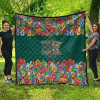 Home Sweet Home Minnesota Flower Xmas Christmas Quilt Xmas Holiday Patterns - Wonder Print Shop