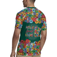 Home Sweet Home Minnesota Flower Xmas Christmas Rugby Jersey Xmas Holiday Patterns - Wonder Print Shop
