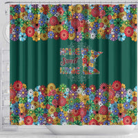 Home Sweet Home Minnesota Flower Xmas Christmas Shower Curtain Xmas Holiday Patterns - Wonder Print Shop