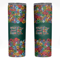 Home Sweet Home Minnesota Flower Xmas Christmas Skinny Tumbler Xmas Holiday Patterns - Wonder Print Shop