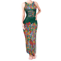 Home Sweet Home Minnesota Flower Xmas Christmas Tank Maxi Dress Xmas Holiday Patterns - Wonder Print Shop