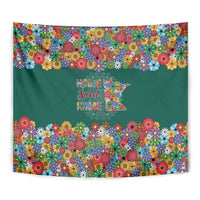 Home Sweet Home Minnesota Flower Xmas Christmas Tapestry Xmas Holiday Patterns - Wonder Print Shop