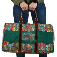 Home Sweet Home Minnesota Flower Xmas Christmas Travel Bag Xmas Holiday Patterns - Wonder Print Shop
