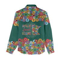 Home Sweet Home Minnesota Flower Xmas Christmas Women Casual Shirt Xmas Holiday Patterns - Wonder Print Shop