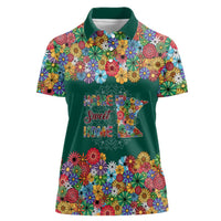 Home Sweet Home Minnesota Flower Xmas Christmas Women Polo Shirt Xmas Holiday Patterns - Wonder Print Shop