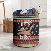 Have A Nutty Holiday Christmas Laundry Basket Xmas Holiday Patterns - Wonder Print Shop