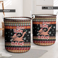 Have A Nutty Holiday Christmas Laundry Basket Xmas Holiday Patterns - Wonder Print Shop