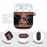 Have A Nutty Holiday Christmas AirPods Case Xmas Holiday Patterns - Wonder Print Shop