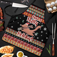 Have A Nutty Holiday Christmas Apron Xmas Holiday Patterns - Wonder Print Shop