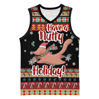 Have A Nutty Holiday Christmas Basketball Jersey Xmas Holiday Patterns - Wonder Print Shop
