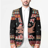 Have A Nutty Holiday Christmas Blazer Xmas Holiday Patterns - Wonder Print Shop
