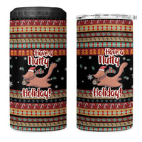 Have A Nutty Holiday Christmas 4 in 1 Can Cooler Tumbler Xmas Holiday Patterns - Wonder Print Shop